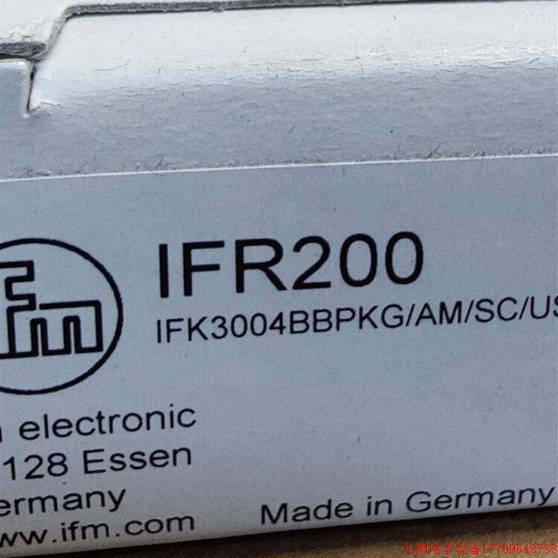 拍前询价:IFM IFR200 IFT206 IFT208 IFT216  全新原装正品易福