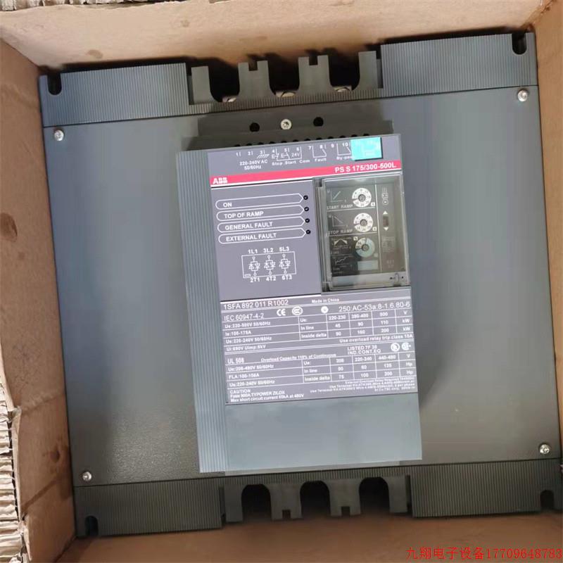 拍前询价:库存原装ABB 软启动 PSS 175/300-500L 90KW/160KW 议