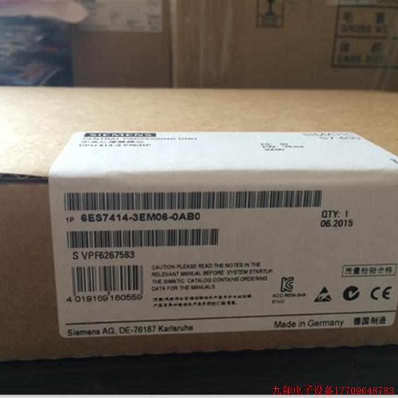 拍前询价: 6ES7 414-3EM05-0AB0 PLC工业自动化模块 原装