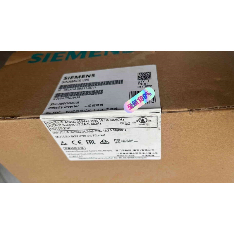 拍前询价：变频器6SL3210-5BB21-5UV1询价议价