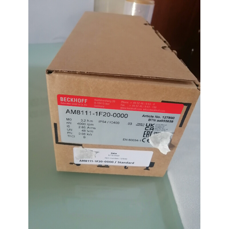 拍前询价：（议价）BECKH0FF倍福伺服电机AM8111-1F20-0000