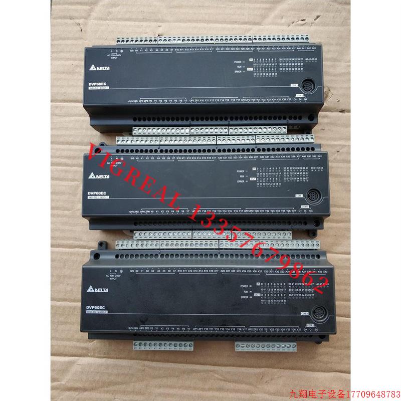 拍前询价:原装台达DVP60EC00T3原装拆机plc现货特惠