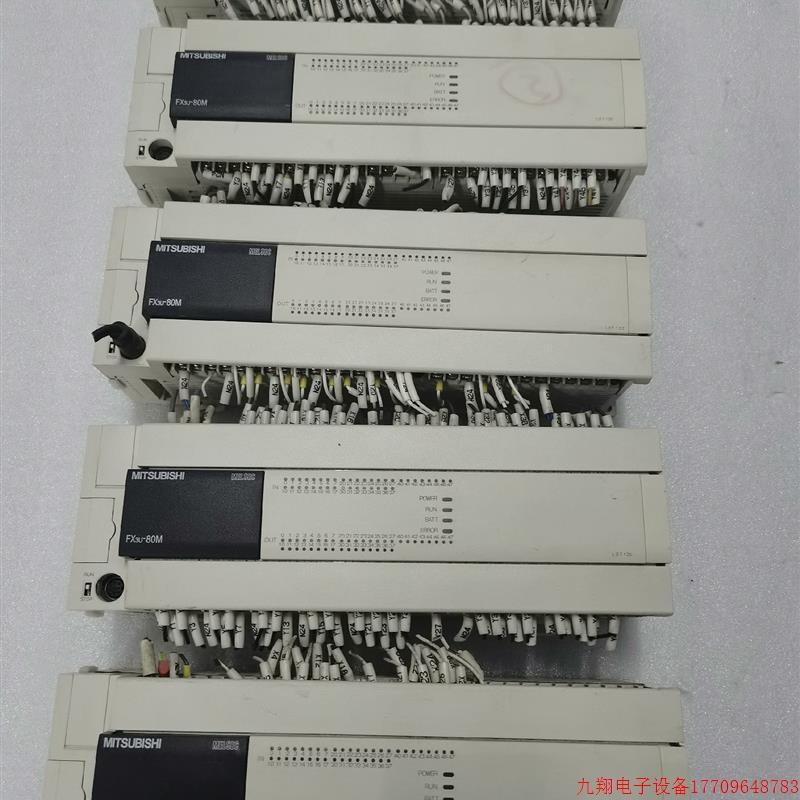 拍前询价:三菱PLC FX3U-80MT/DS正常拆机,功能包好,成色