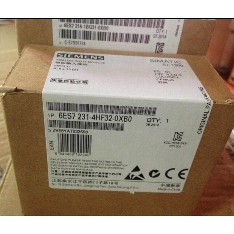 拍前询价：全新6ES7231-4HF32-0XB0S7-1200 SM1231 AI8x13b