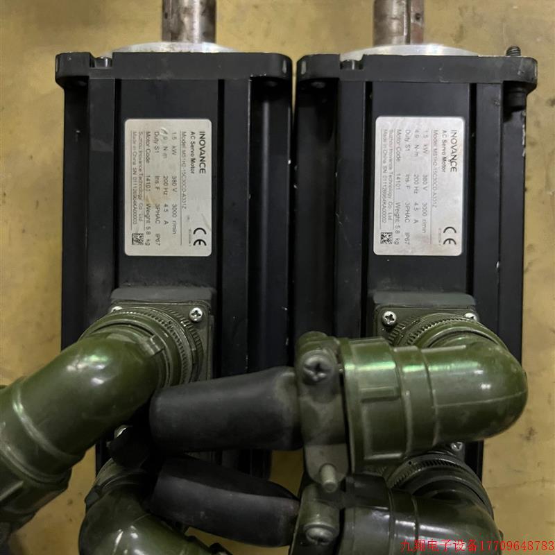 拍前询价:(议价)拆机 汇川 伺服电机马达 MS1H2-15C30CD-A33