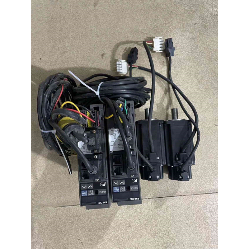 拍前询价：富士伺服驱动器 电机,配有连接线,询价议价