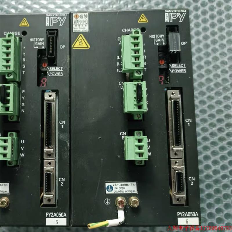 拍前询价:三洋伺服驱动器PY2A050A测试好发货