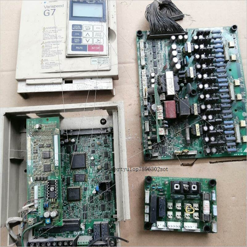 拍前询价：安川75KW变频器CIMR-G7B4075二手主板驱动板,拆