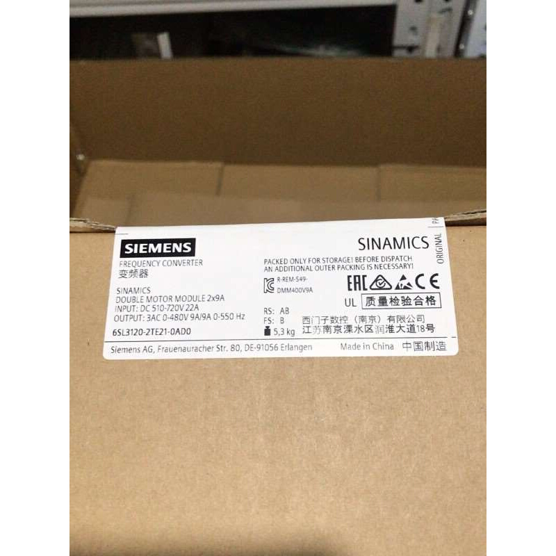 拍前询价：6SL3120-2TE21-0AD0