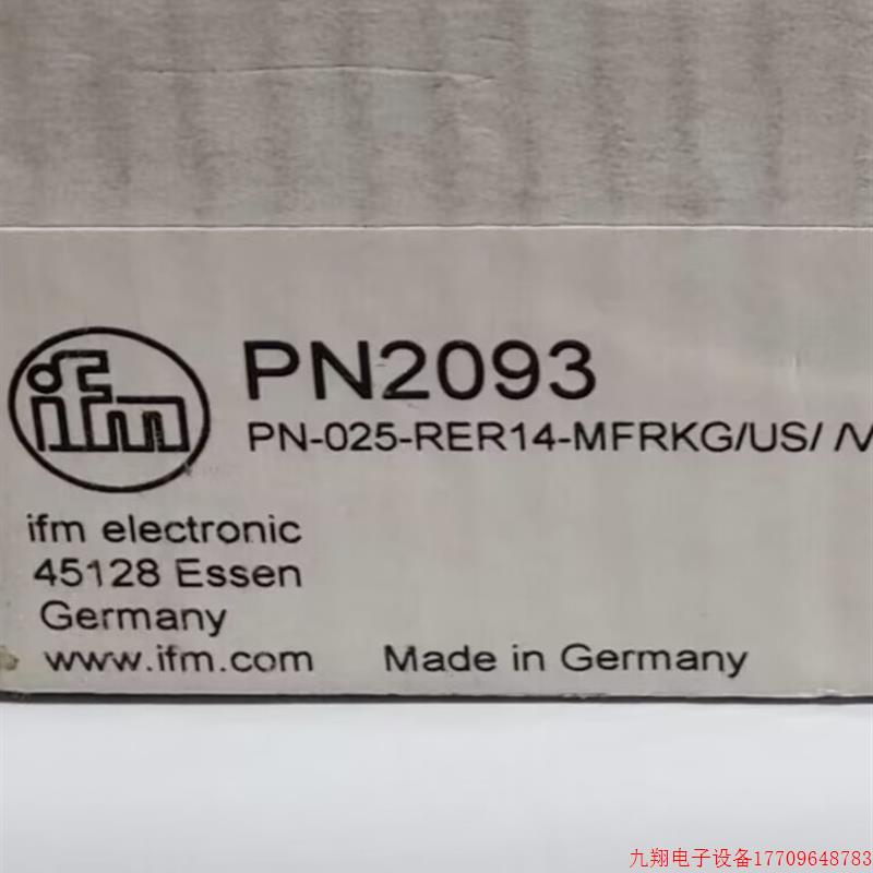 拍前询价:IFM PN2070 PN2071 PN2092 PN2093 全新原装正品易福门