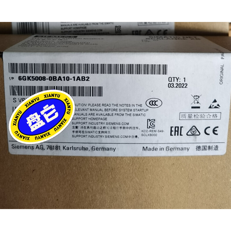 拍前询价：模块 6GK5008-0BA10-1AB2 交换询价为准