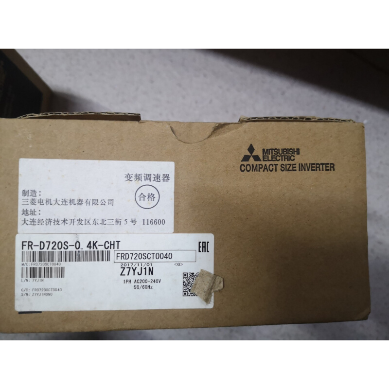 拍前询价：全新原装三菱FR-D720S-0.4K-CH 变频器实物图片全新原
