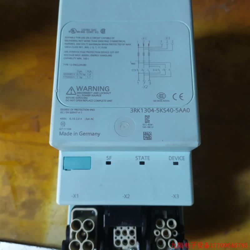 拍前询价:  3RK1304-5ks40-5AA0.  功能正常