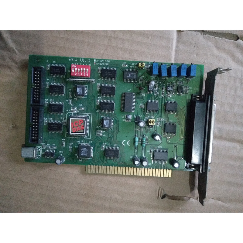 拍前询价：原装ICP/DAS 泓格 A-821PGL 板卡45kS/s16通道多功能数