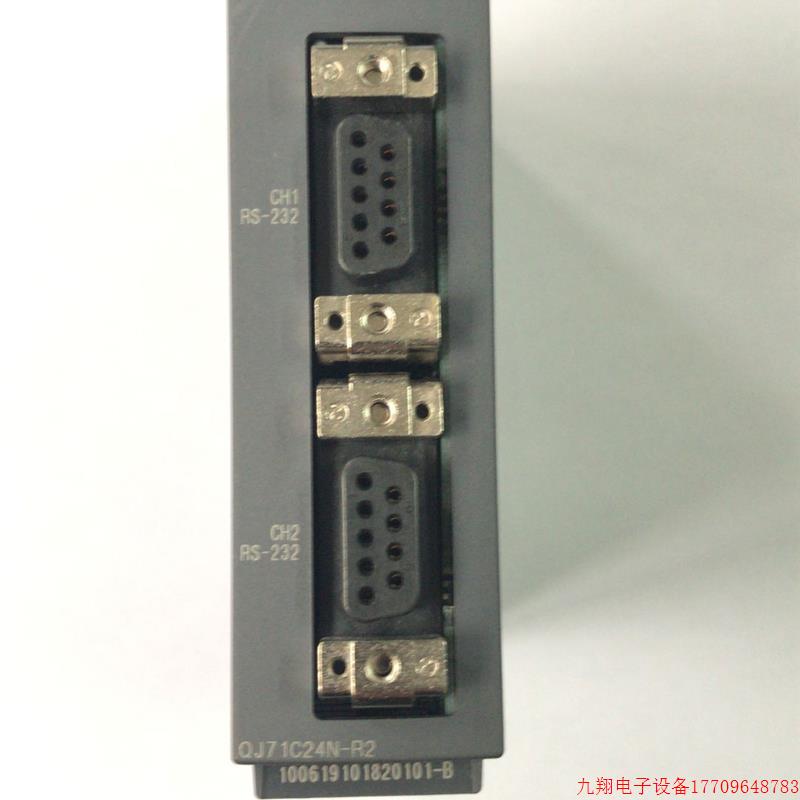 拍前询价:原装拆机Q系列PLC模块 QJ71C24N-R2 现货实物图 九成新