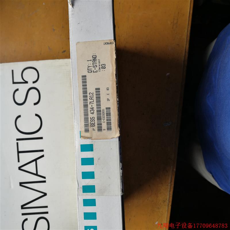 拍前询价:6ES5434-7LA12  全新保证 现货实物照片