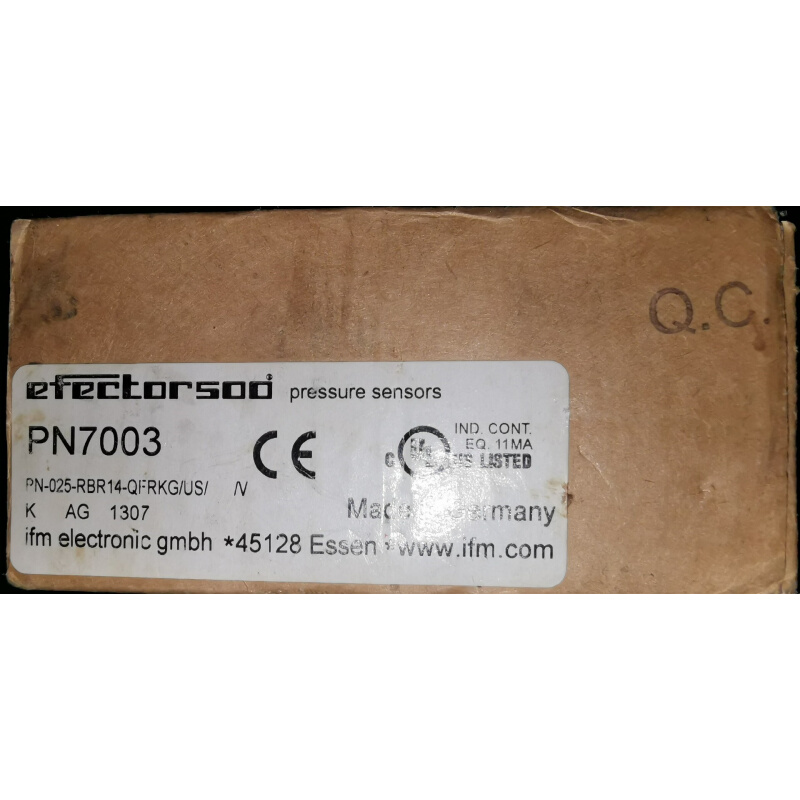 拍前询价：IFM易福门压力开关信号传感器PN7003全新原装拍前请询