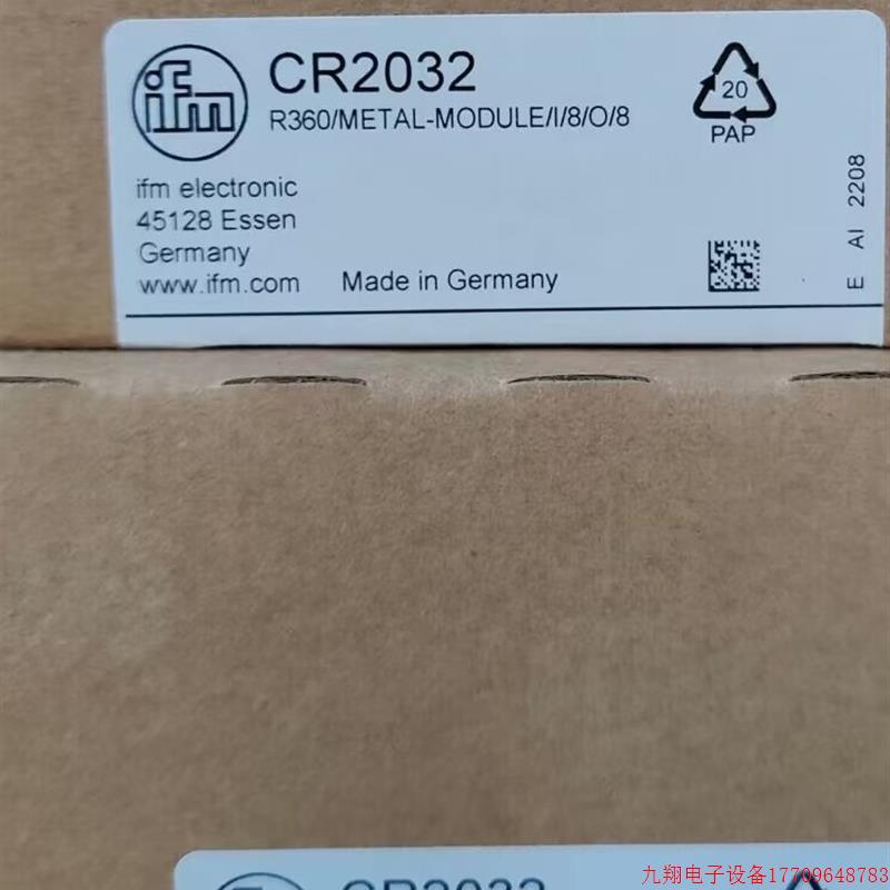 拍前询价:IFM CR2031 CR2032 CR2033 CR2532 全新原装正品易福门