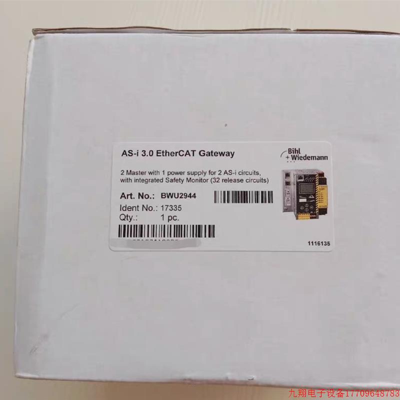 拍前询价:必威 ASi-3安全主控模块 BWU2944 全新 型号齐全欢迎询