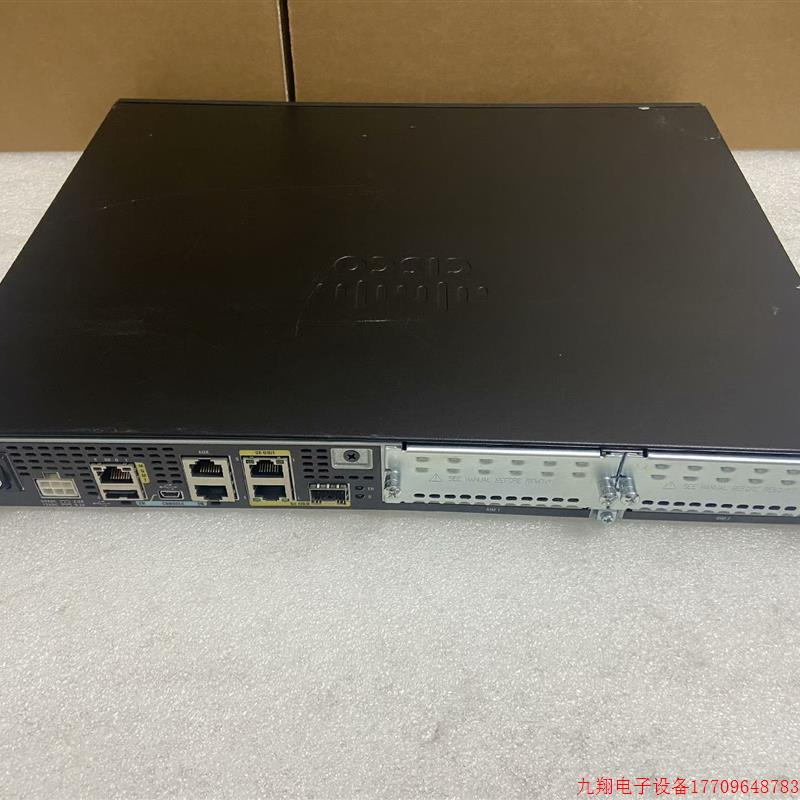 拍前询价:思科/CISCO ISR4321-K9 千兆路由器 测试好成【议价产