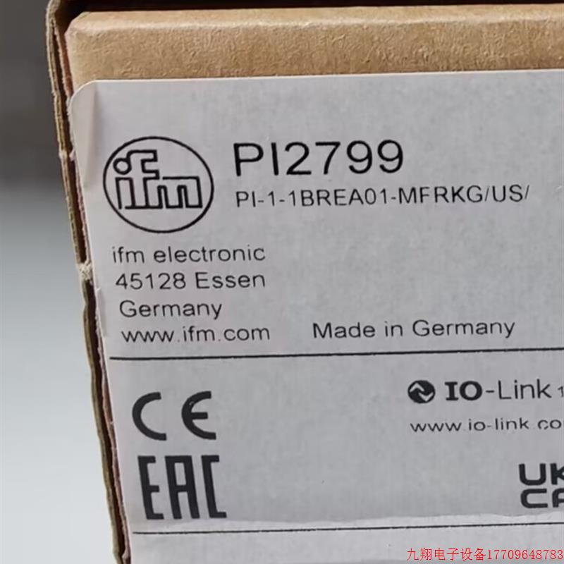 拍前询价:IFM PI2796 PI2797 PI2798 PI2799 全新原装正品易福门