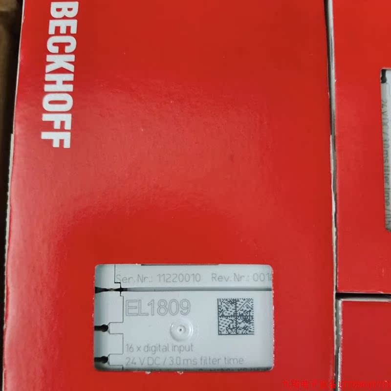 拍前询价:全新EL1809 倍福模块 全新正品,需要联系