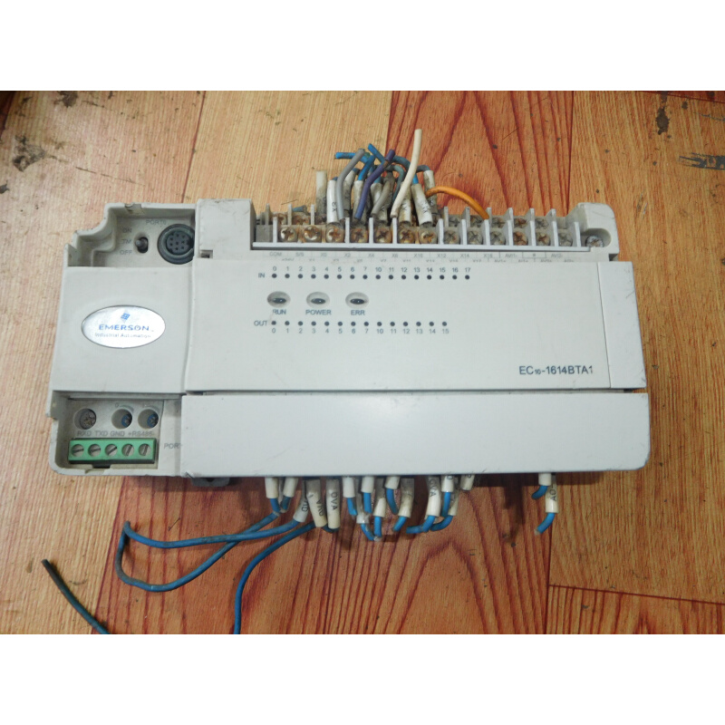 拍前询价：二手 二手 拆机艾默生plc Ec10-1614BTA1 现货 已测试