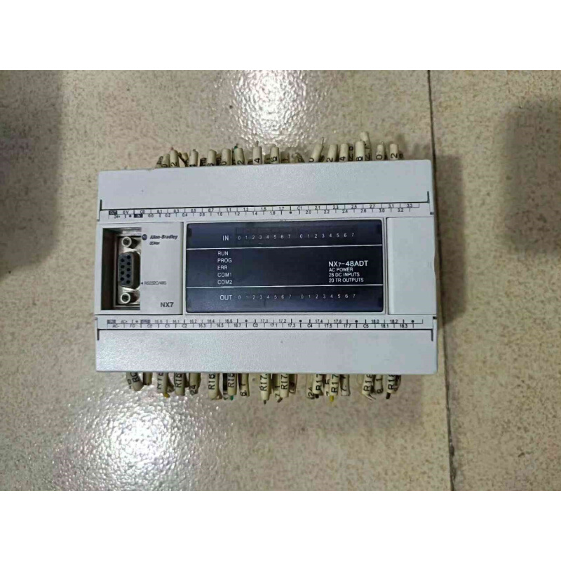 拍前询价：AB罗克韦尔PLC NX7-48ADT拆机 ,成色好,功能正询价议价