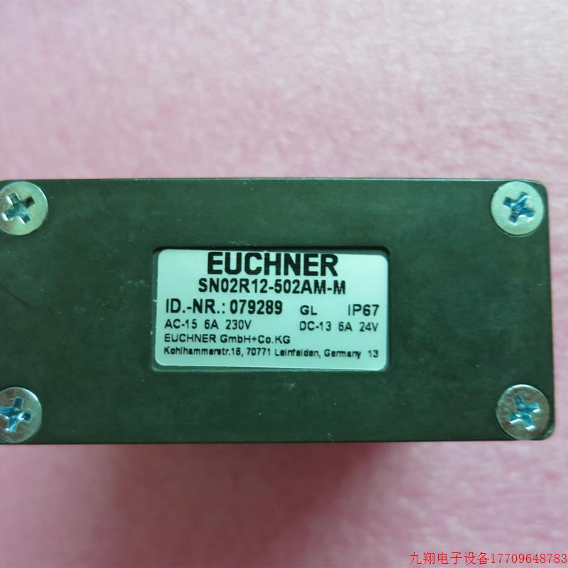 拍前询价:A027*原装德国EUCHNER安士能 SN02R12-502AM-M 现货