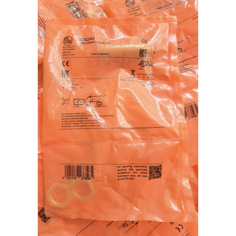 拍前询价：全新原装正品IFM IGS240 IGK3008BAPKG/US-104