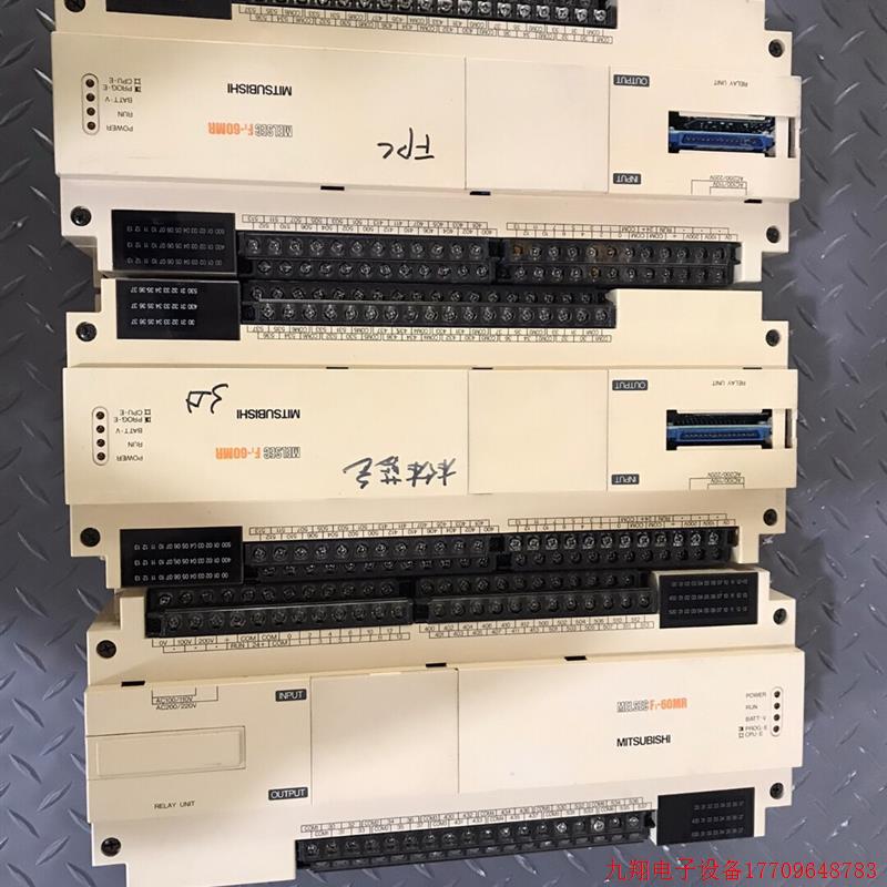 拍前询价:原装拆机三菱PLC可编程控制器 F1-60MR 220V 5