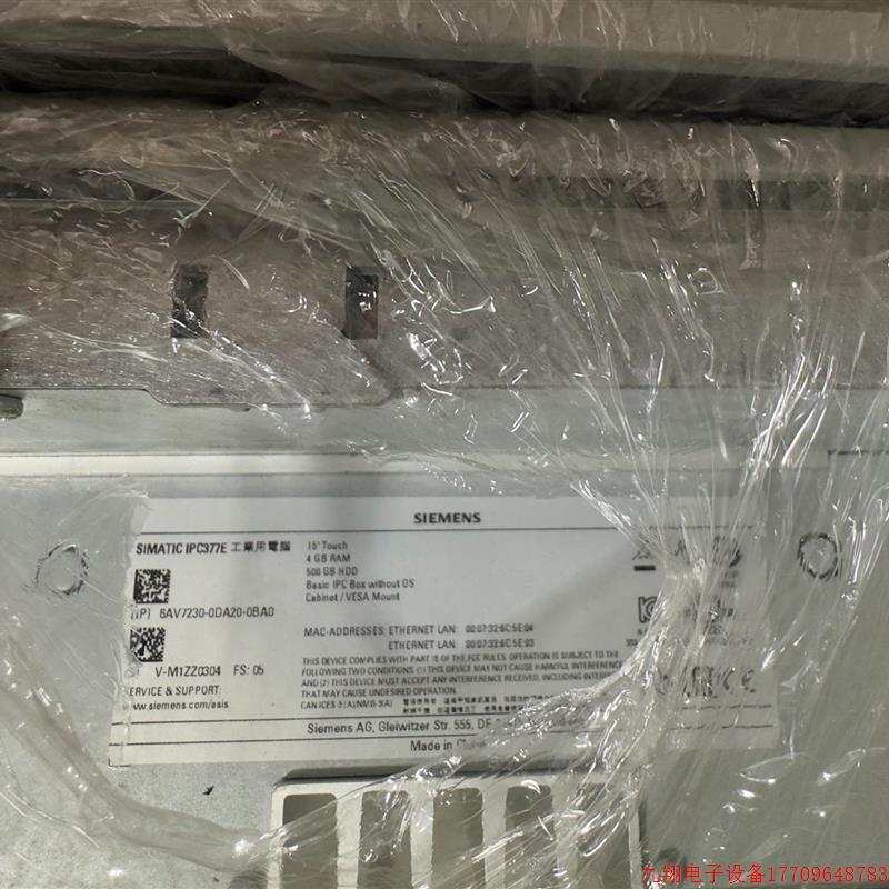 拍前询价:6AV7230-0DA20-0BA0不包邮【议价产品】