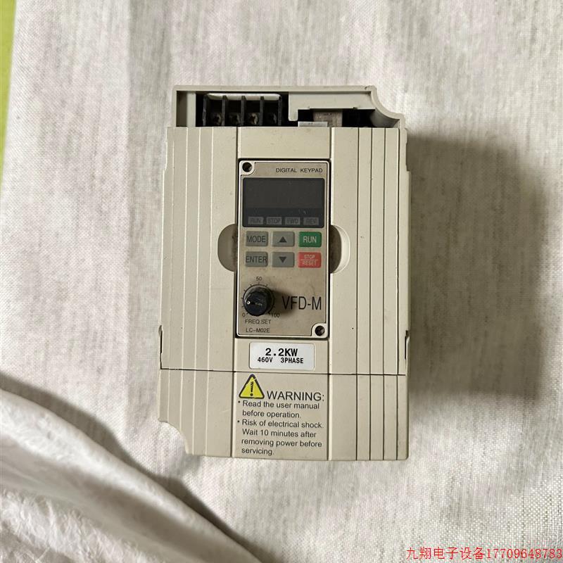 拍前询价:台达变频器VFD022M43B,2.2KW,拆机件一台功