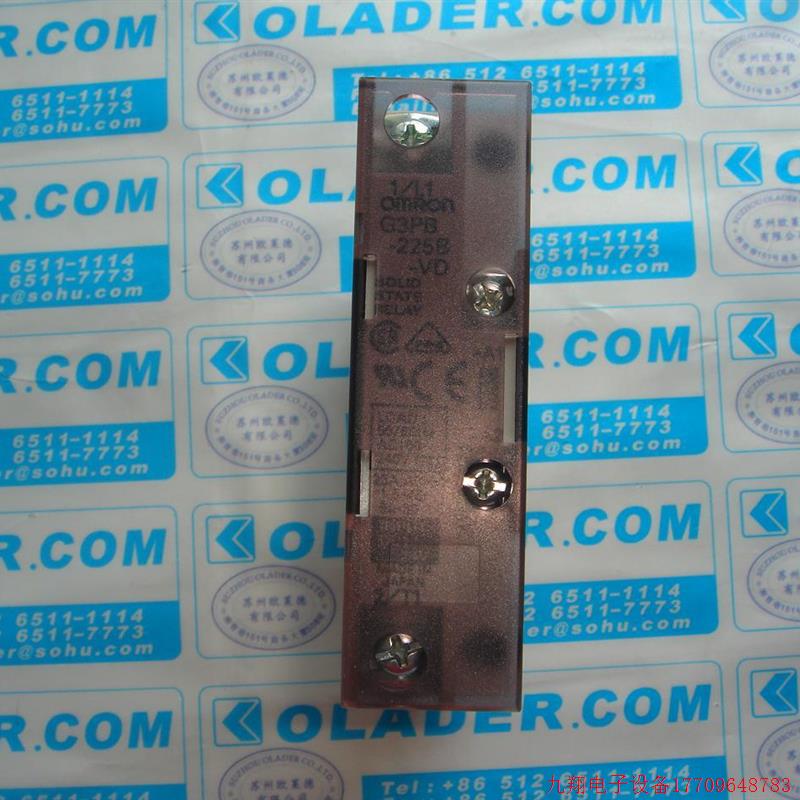 拍前询价:【原装正品】OMRON G3PB-225B-VD DC12-24V OMRON固态