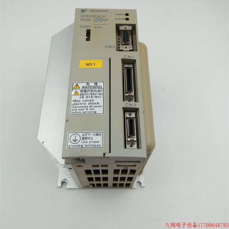 拍前询价:原装拆机安川伺服驱动器SGDL-08AP现货实物图,九成新