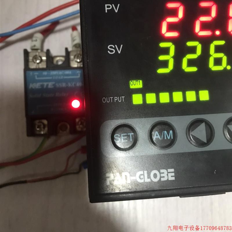 拍前询价:台湾泛达P909X温控仪输出电流信号4一20ma