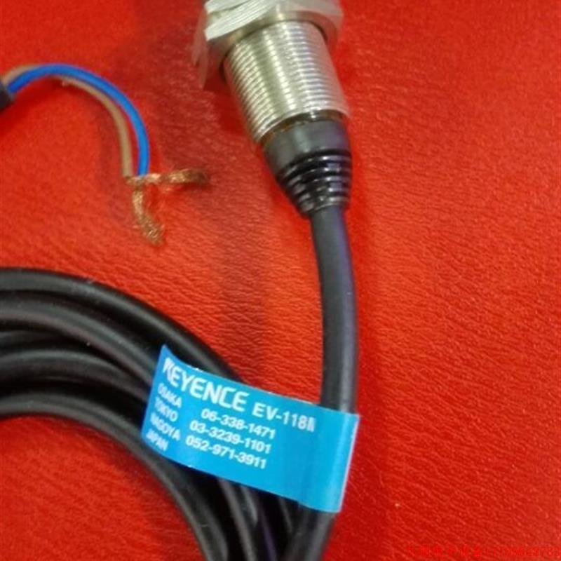 拍前询价:销售原装全新无包装基恩士 EV118N 光电开关 金属感应