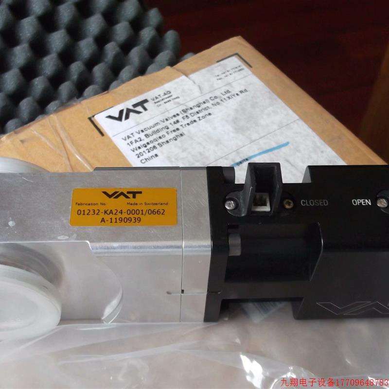 拍前询价:现货VAT正品全新原装蝶阀0123-KA24-0001 假一赔十