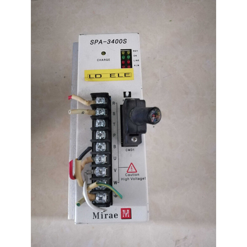 拍前询价：二手 Mirae 伺服驱动器 SPA-3400S 控制器原装拆机实物