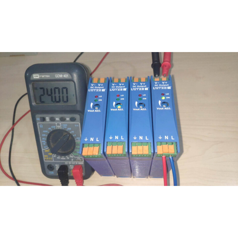 拍前询价：LUTZE 德国吕策 DIN导轨式电源模组DRA10-24