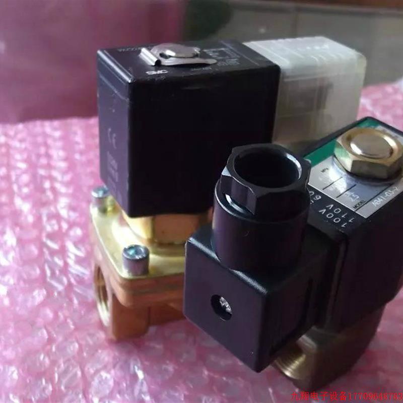 拍前询价:实拍现货CKD全新无包装两通阀 AB41-03-2-B2E-AC100V/Z