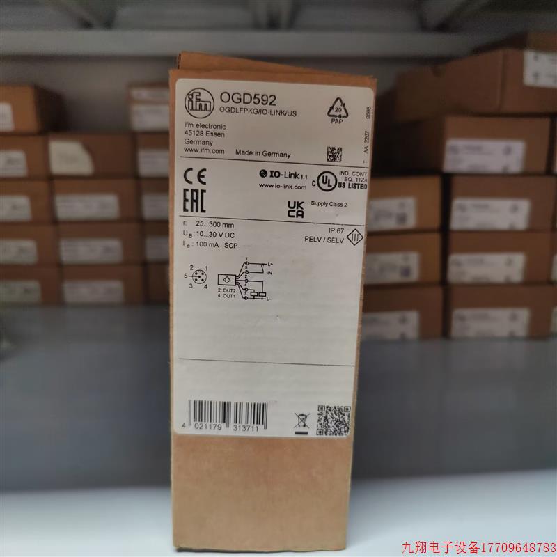 拍前询价:IFM OGD580 OGD586 OGD592 OGH580 全新原装正品易福门