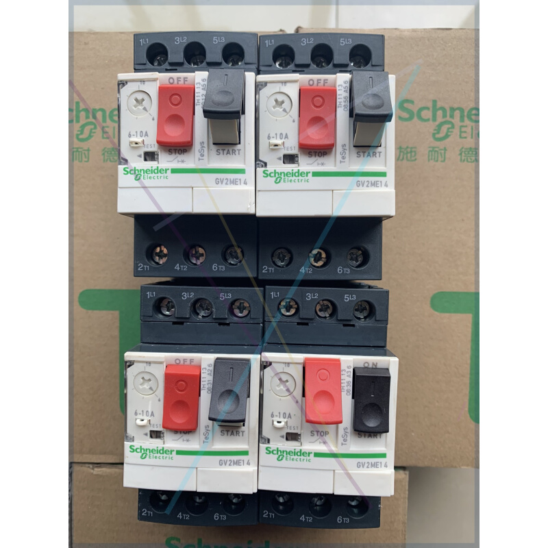 拍前询价：施耐德进口电动机保护器GV2ME14 6-10A