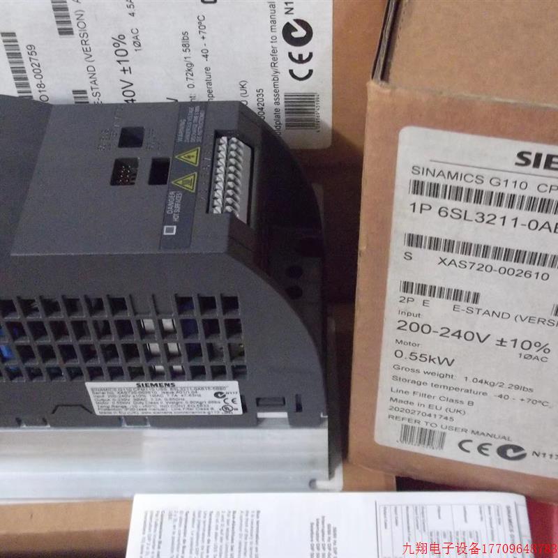 拍前询价:现货正品全新原装变频器6SL3211-0AB15-5BB0 假一赔十