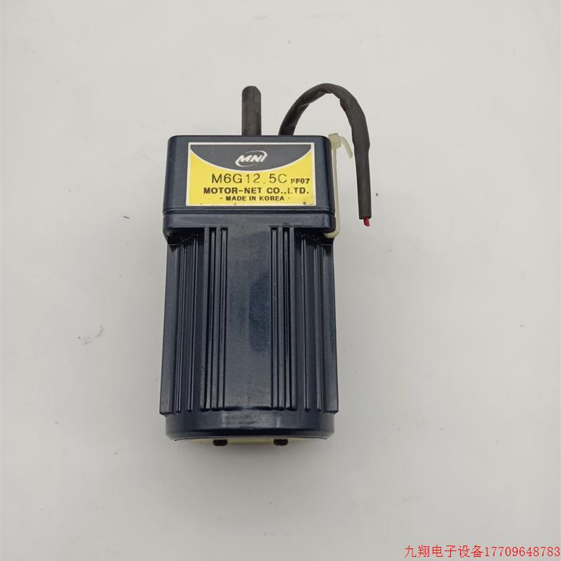 拍前询价:电机M6RN6GH4+减速机M6G12.5C 实物图