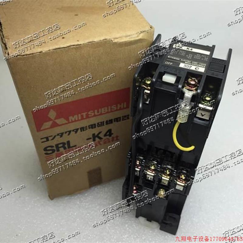 拍前询价:原装K正品 MITSUBI2SHI 接触器 SRL-4AC20V AC110V