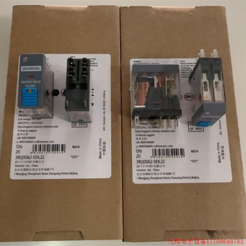 拍前询价:询价继电器  3RQ0062-0DL22 AC230V 全新原装正品。议