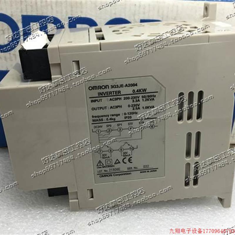 拍前询价:3G3JEA-A2002 0.2W 欧K姆龙变频器 3G3JE-2004 220V 0.