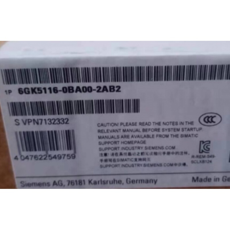 拍前询价：6GK5124-0BA00-2AB2 XB124非管理型 IE交换机 24