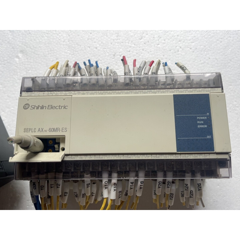 拍前询价：（议价）拆机士林PLC AX0N-60MR-ES，士林变频器ss2-